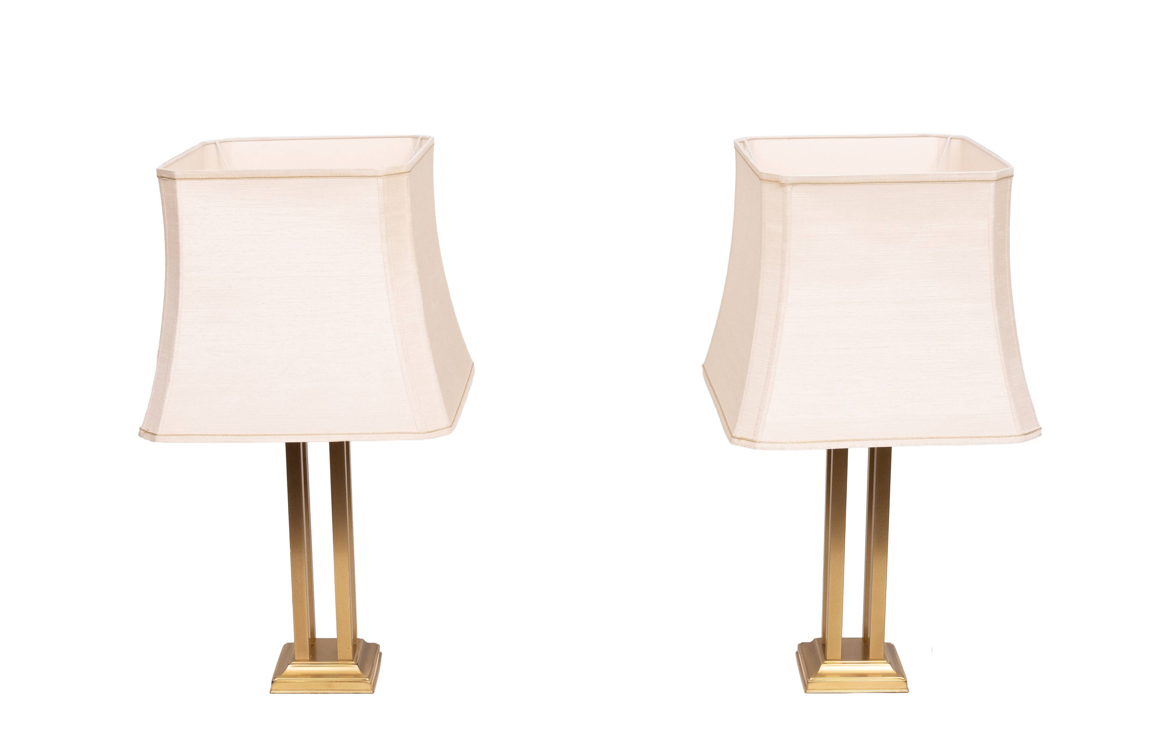 Form Leuchten Hollywood Brass Table lamps 1970s Germany