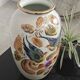 Beau vase peint main oiseau et feuilles H.Béquet numéroté 556