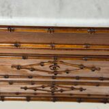 Faux bamboo chest of drawers 1900