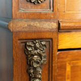 Chest of drawers 1900 Louis XVI style Marquetry 5 drawers