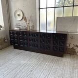 Brutalist sideboard attributed to De Coene 70s