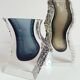 Alessandro Mandruzzato Murano Glass Vases, Hand-Blown, Italy, 1970s