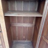 Art Deco Wardrobe in Walnut and Burl Walnut