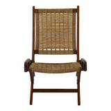 Folding chair by Gio Ponti, worn condition