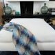 Large square Italian design pouf