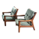 Set of 2 Georg Thams armchairs for Vejen Polstermøbelfabrik in teak, Denmark 1960