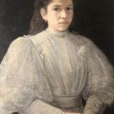 Portrait à l'huile