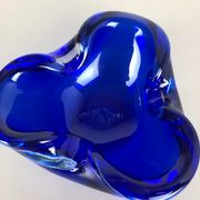 Cendrier Murano  "Blue" Italie années 1970