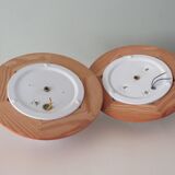 Pair of vintage wall lamps by Massive Belgium 1960