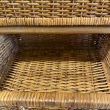 Storage unit, rattan chest of drawers