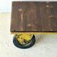 Table basse en chariot d'usine industriel vintage, 1970