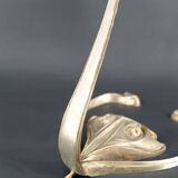 Lampe en Bronze et Pendeloques par H. Guimard, France, Art Nouveau, c. 1910