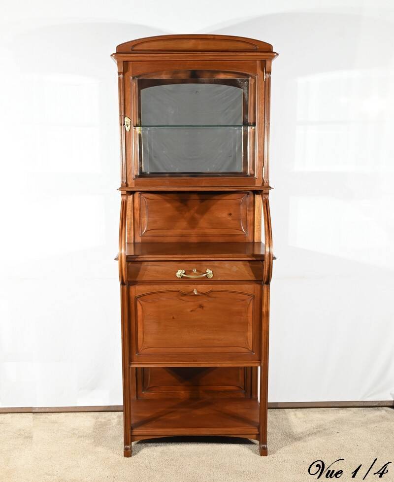 Mahogany Bar Furniture, attributed to Maison E.Diot, Art Nouveau – 1900