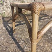 Table basse en rotin