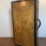 Malle cuir vintage