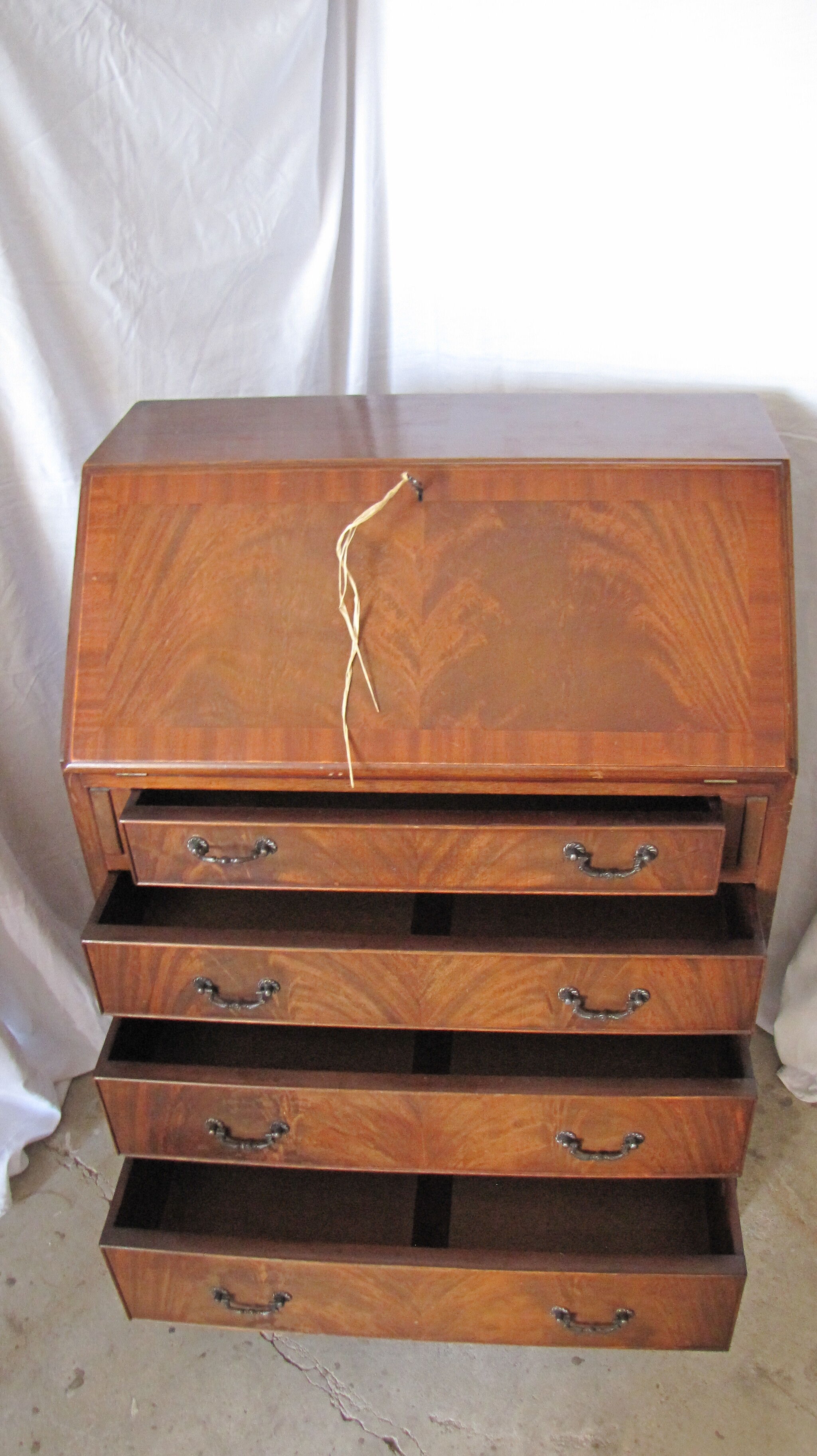 English secretary in walnut grazing