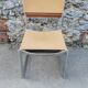Chaises en métal chromé garnissage en cuir de Giandomenico Belotti 1970