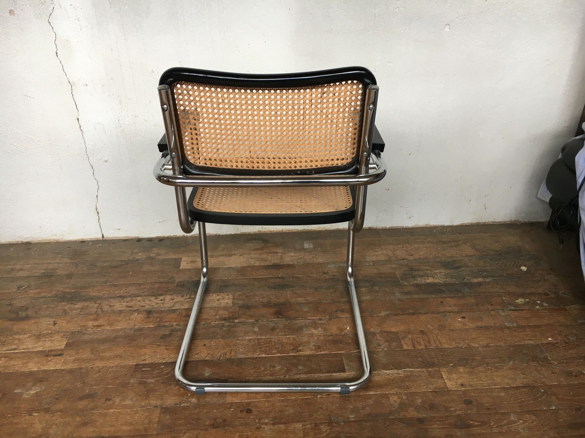 Fauteuil Marcel Breuer b32 vintage 1950 noir
