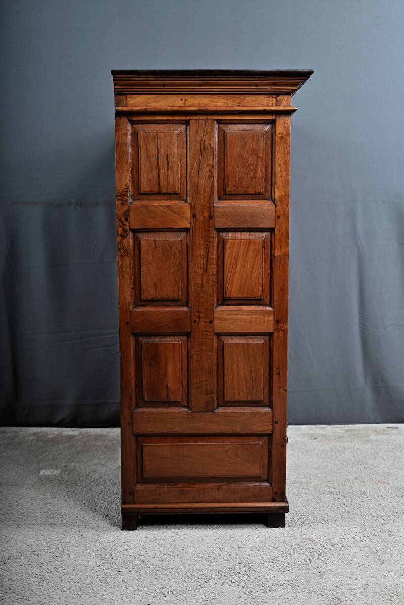 Small Teak and Rosewood Spice Cabinet, Pondicherry, India – Late 19th Century