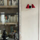 Double metal wall light from the 1960s.