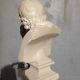 Voltaire bust in plaster 60cm th mid 20th century