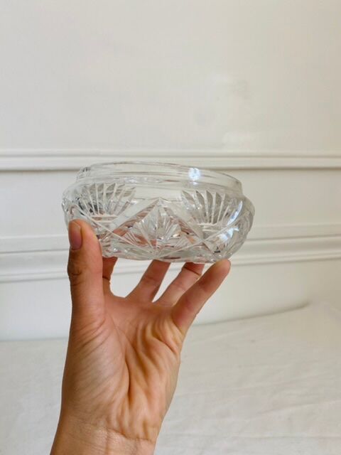 Crystal trinket bowl