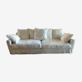 Linen sofa