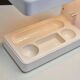 White 'Isos' desk lamp by Giotto Stoppino