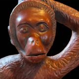 Monkey statuette/terracotta vase