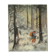 Painting on canvas scene in winter 60 x 50