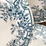 Badonviller ironstone plates "Roses"