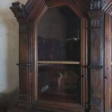 Empire style trade furniture bookcase in solid pine