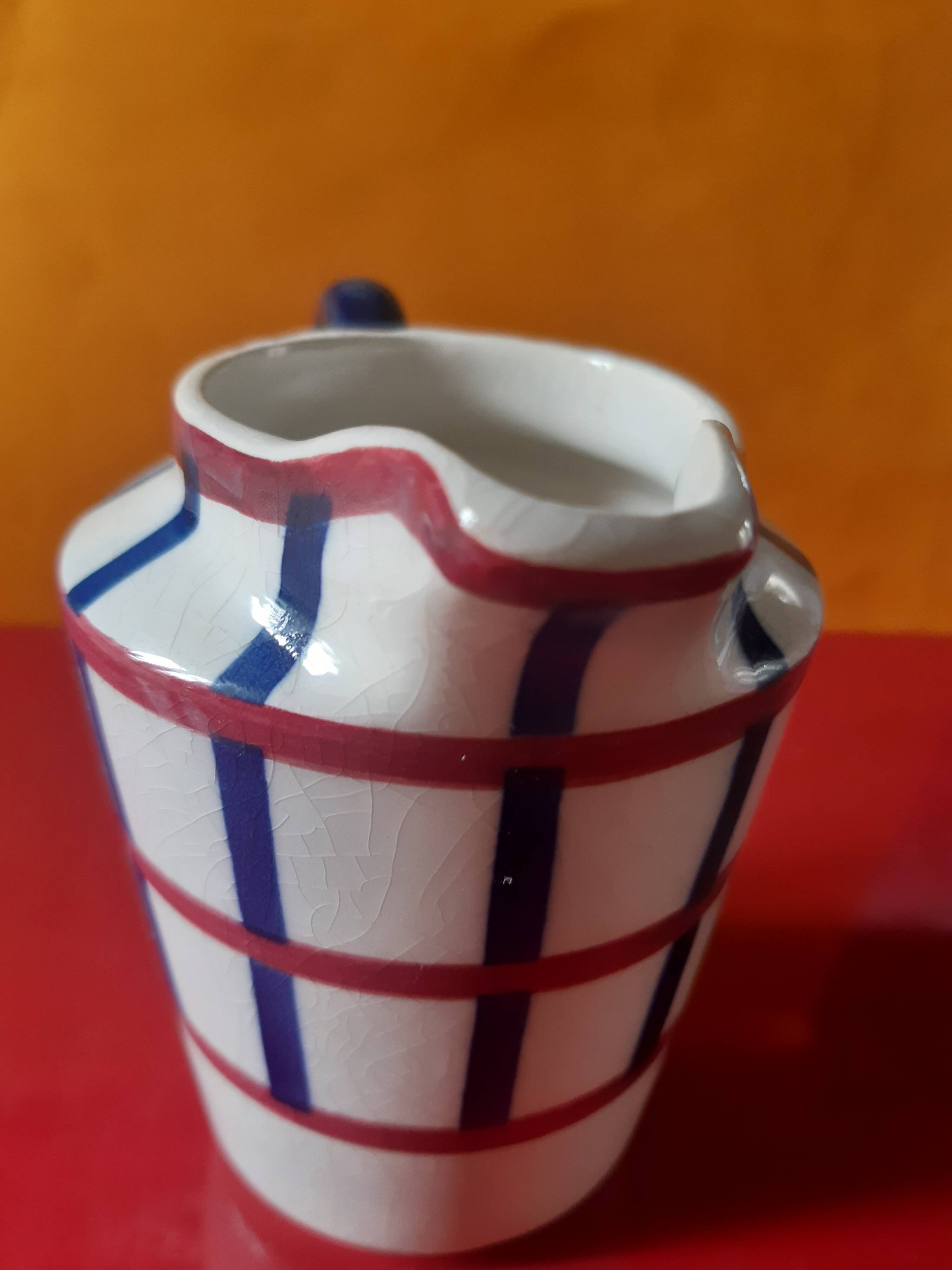 Breakfast milk jug from a Basque decorative set.