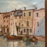 Oil on canvas signed LA.Housset: