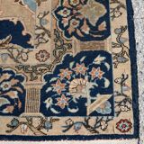 Tapis d'orient iran kashan - fait main - dimensions: 1, 42 x 2.00 mètres Laine et Soie
