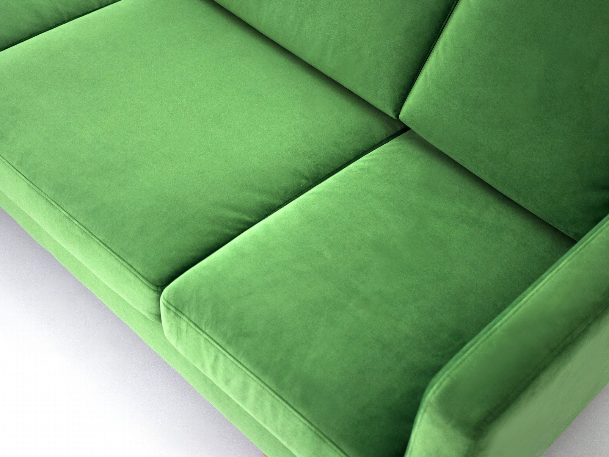 Sofa bodo green, scandinavian design