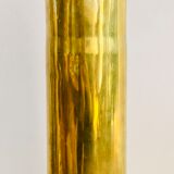 Old brass shell vase numbered H35cm