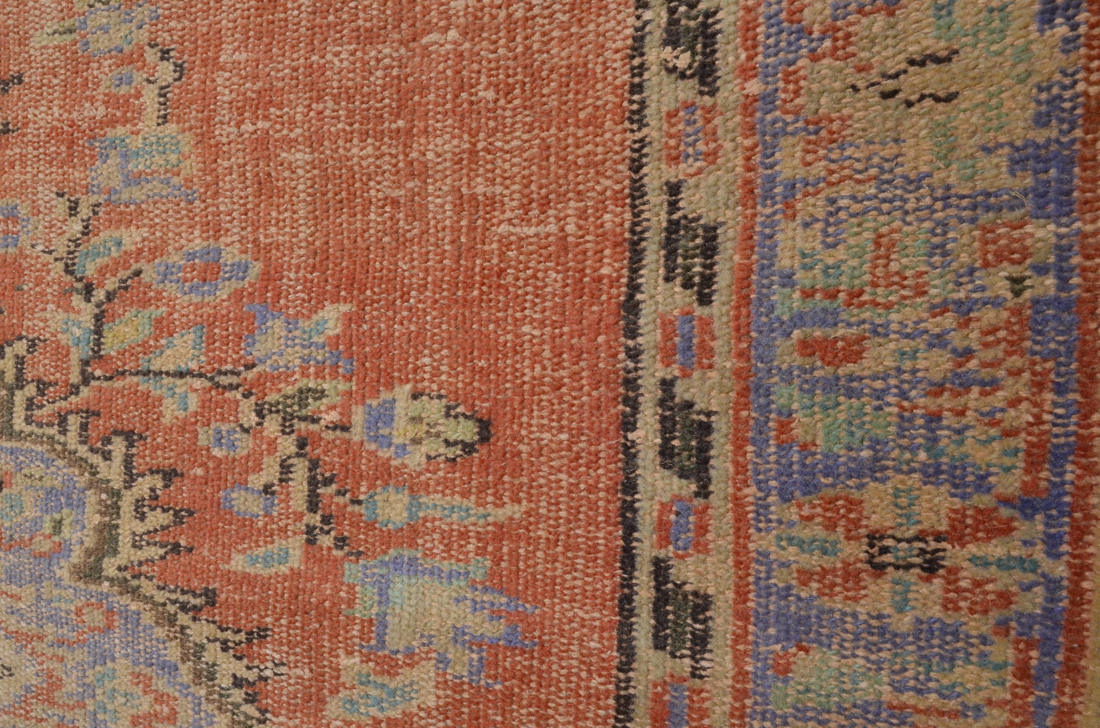 Vintage Turkish Wool Oushak Rug sku 688