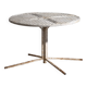 Antique white round outdoor table (c.1930)