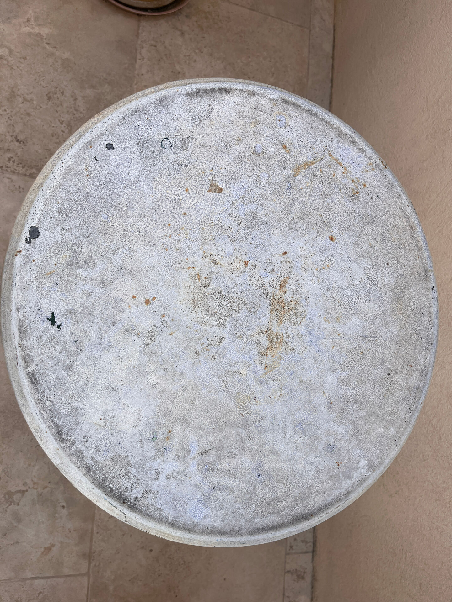 Art Deco cast iron side table
