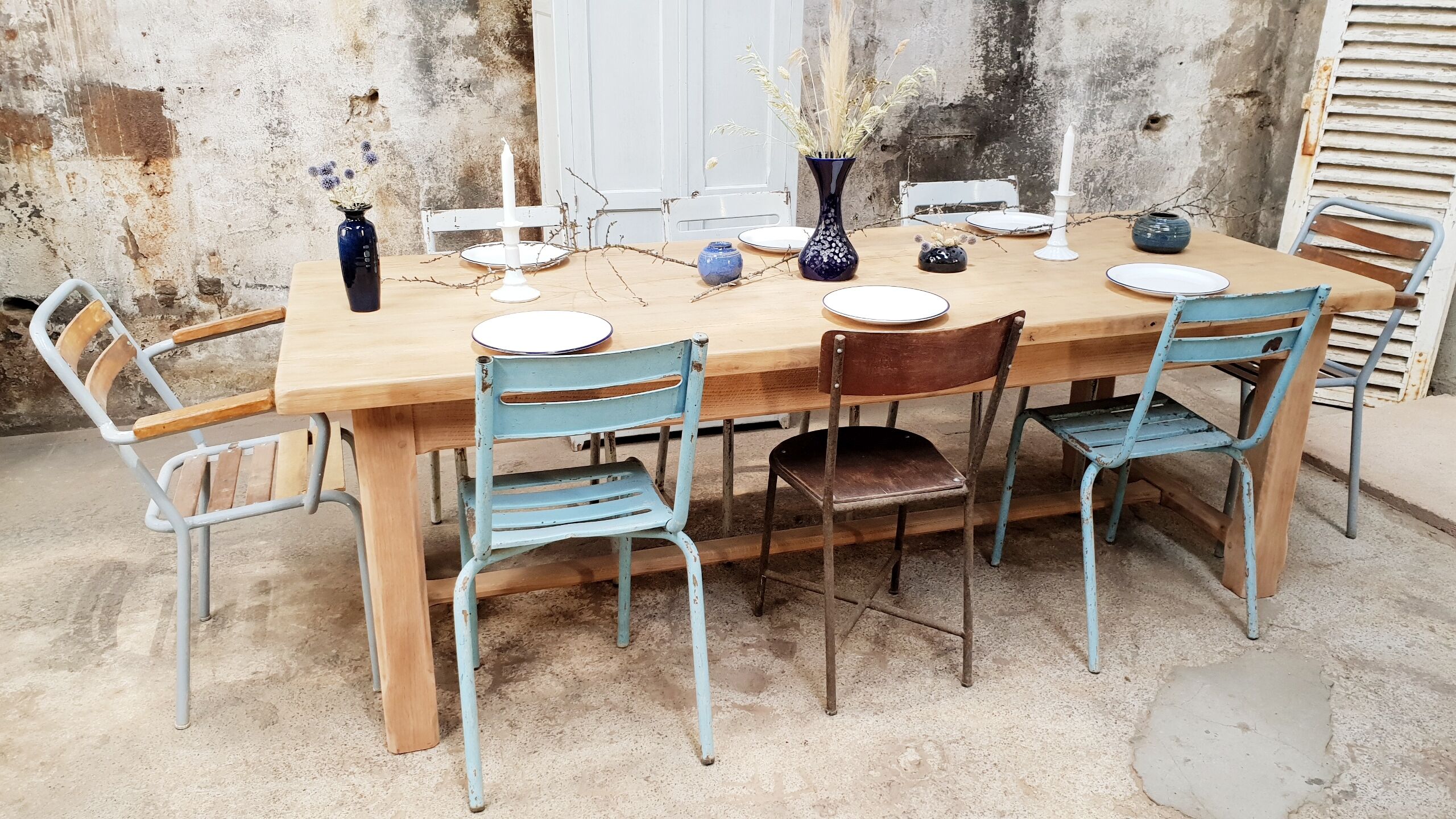 Vintage farmhouse table
