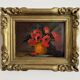 Huile sur panneau par Suefirier 1933 nature morte aux coquelicots