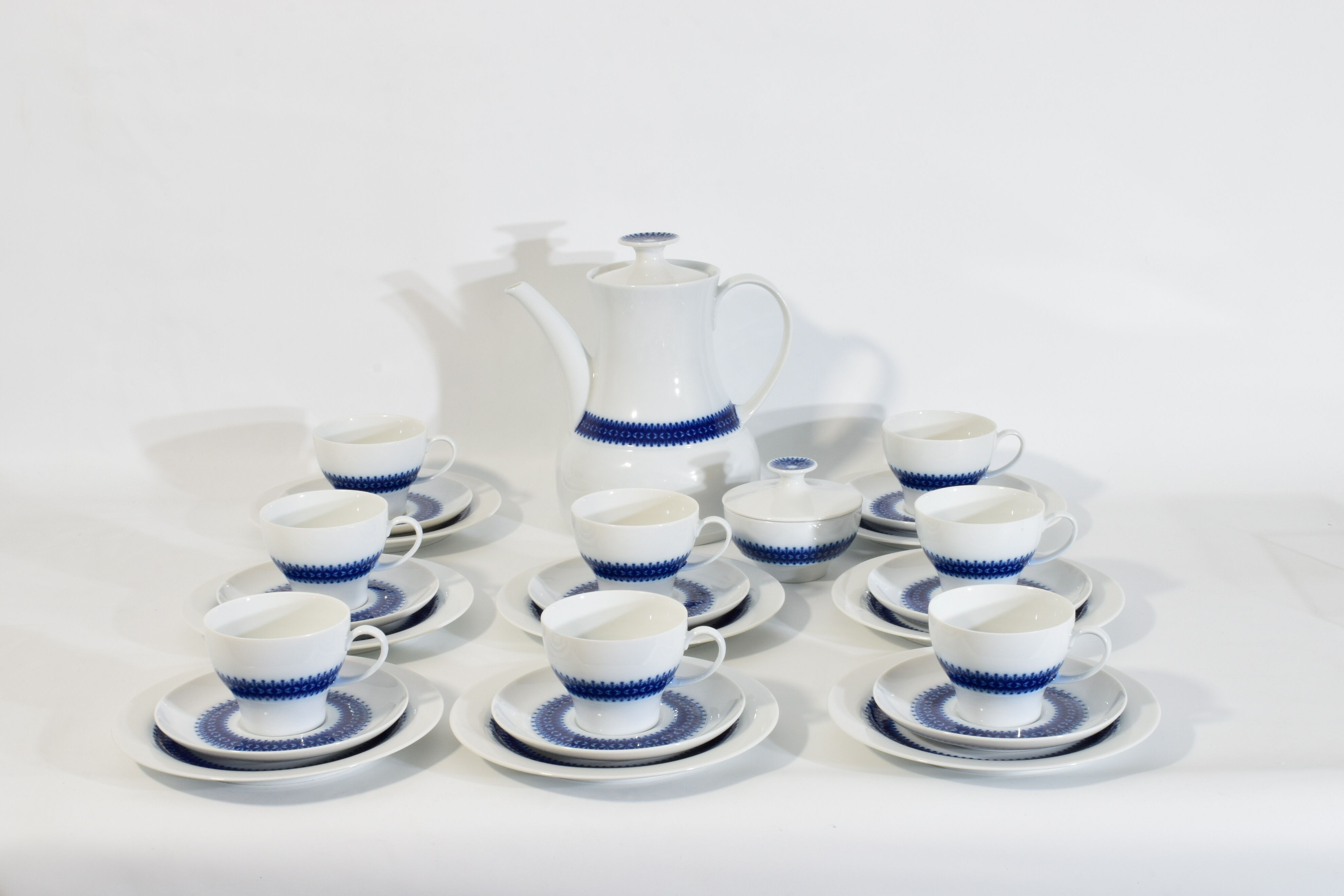 Tea / coffee service from Tapio Wirkkala for Thomas (Rosenthal Group) 8 people