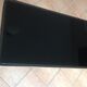 Coffee table with black glass top / 40s-50s
