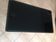 Table basse avec plateau en verre noir / années 40-50