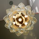 Classic Murano glass and brass ceiling lamp by La Murrina ø61, Italy