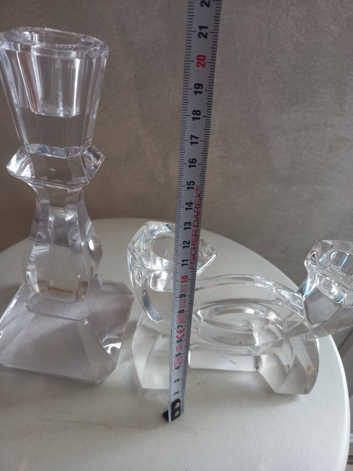 Crystal candle holder