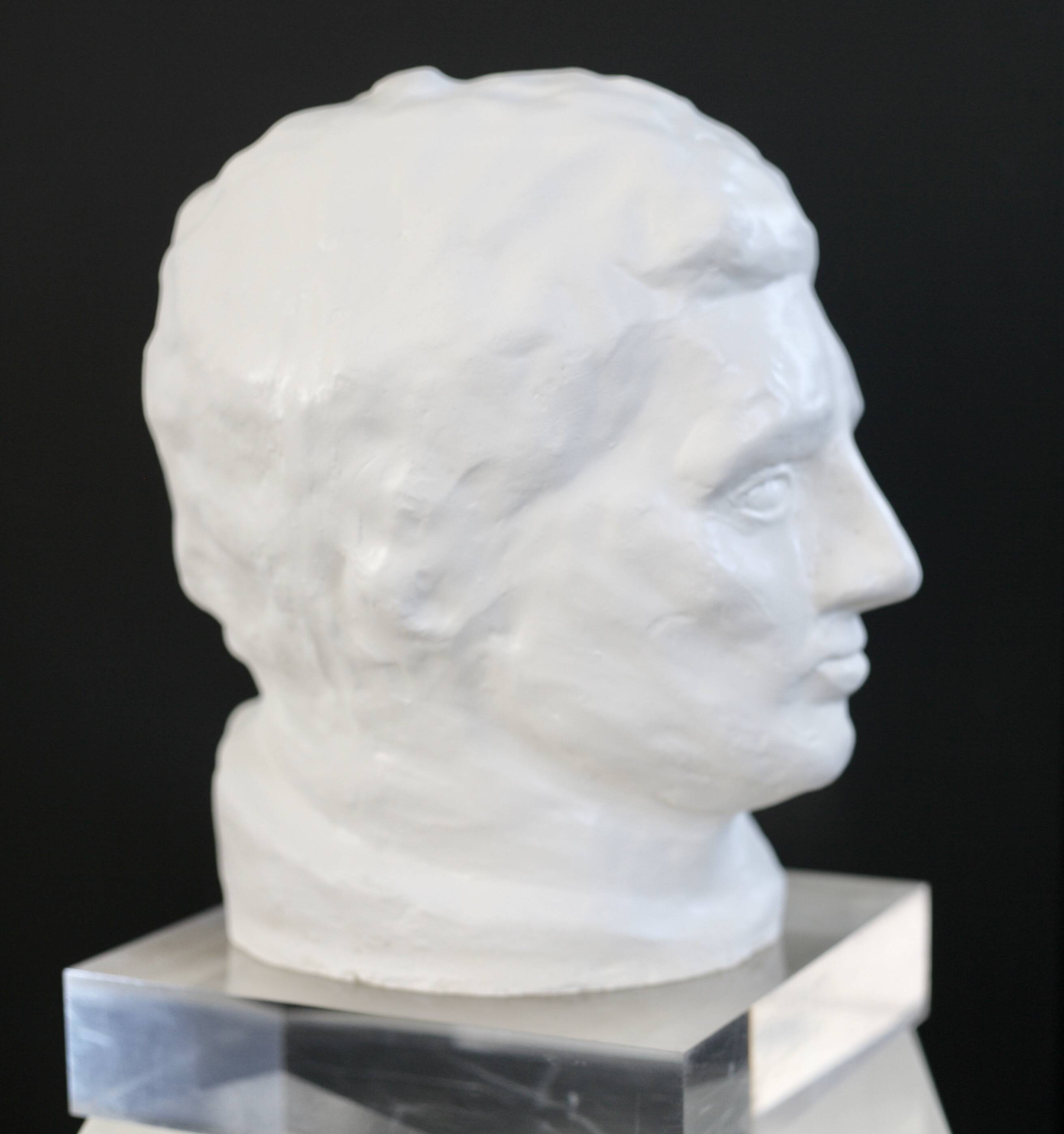 Plaster head, 70s