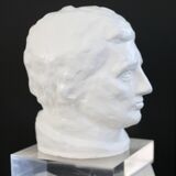 Plaster head, 70s