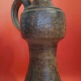 Jean Marais: Superb antique pitcher in glazed terracotta circa 1940